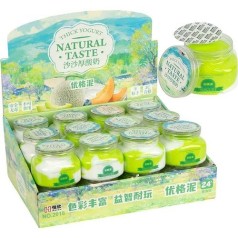 Игрушка-антистресс-слайм "Yogurt" 150 г в баночке