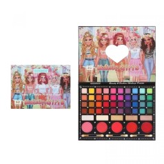 Косметика 40 цветов теней, хайлайтеры, в коробке