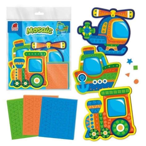 Набор для творчества (мягкая мозаика) "Транспорт"