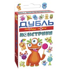Игра карточная «Дубль монстрики. Найди пару» (укр)