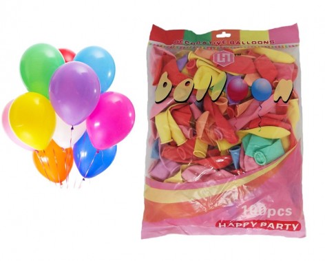 Повітряні кульки "Happy Party", 100 штук