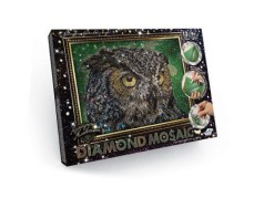 Алмазная живопись "DIAMOND MOSAIC", "Сова"