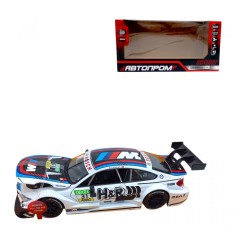 Машина мет. 1:24 BMW M4, бат., свет, звук, отв. двери и капот.