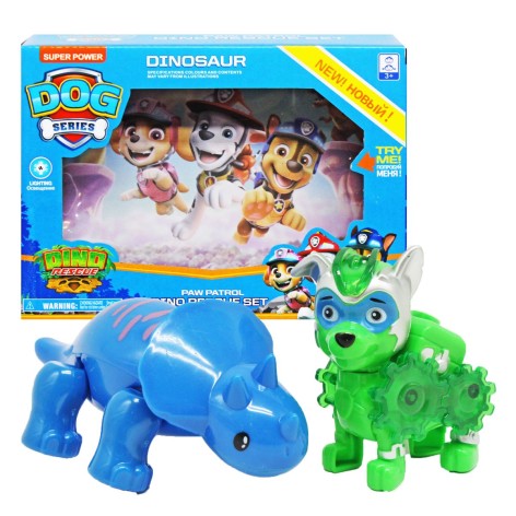 Игровой набор "Paw Patrol: Dino rescue set" Рокки
