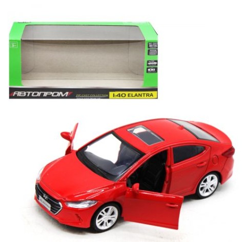 Машина металопластикова "Hyundai Elantra", червона