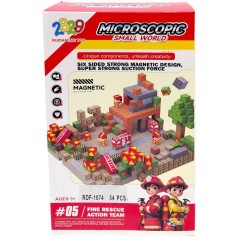 Магнитный конструктор "Small World", 54 дет