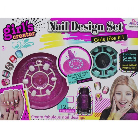 Манікюрний набір зі штампом "Girl's Creator"