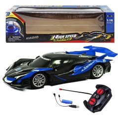 Машинка на радиоуправлении "High Speed Racing" синяя