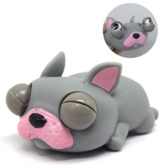 Игрушка-антистресс "Глазастики: Бульдог", серый