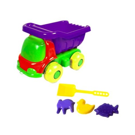 Вантажівка "Шмелек" з пісочним набором (фіолетовий)