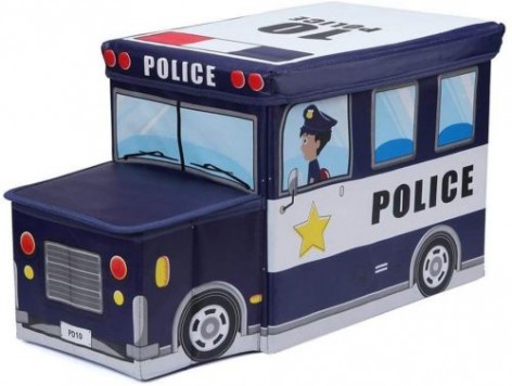 Пуф-кошик для іграшок "Поліція"