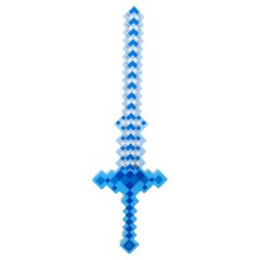 Меч со светом и звуком "Minecraft" 55 см (синий)