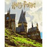Картина по номерам с красками металлик "Harry Potter: Пейзаж Хогвартса" 40х50см