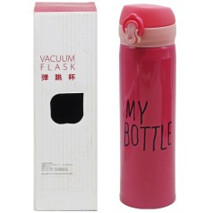 Термос металлический "My Bottle", 400 мл, малиновый