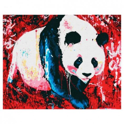 Картина по номерам "STREET ART. Панда"