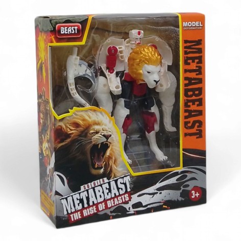 Робот-трансформер "Metabeast. Лев белый"