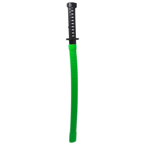 Меч пластиковий "КАТАНА" 67 см (звук, підсвічування), зелений