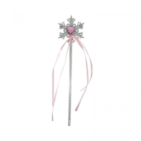 Волшебная палочка Феи с лентой розовая 34 см