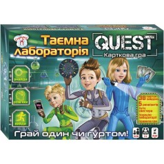 Настольная игра "Quest. Тайная лаборатория" (укр)