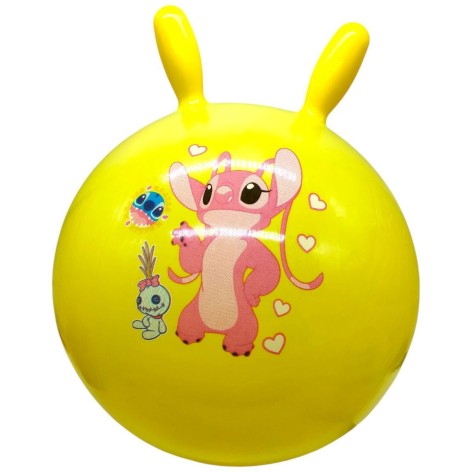 Мяч для фитнеса (фитбол) диаметр 45 см. СТИЧ (ЖЕЛТЫЙ)