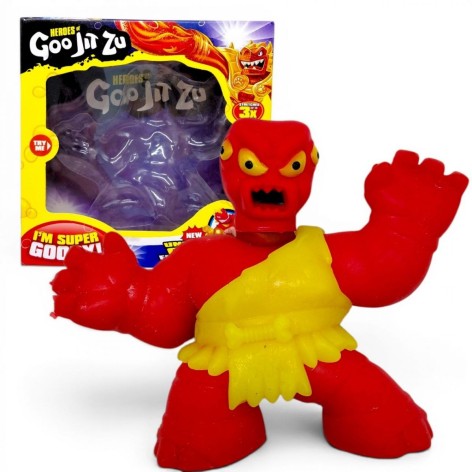 Игрушка-тянучка "Heroes of Goo Jit Zu" четырехглазый (КРАСНЫЙ)