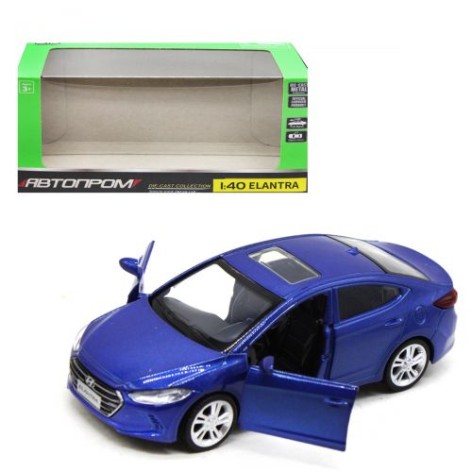 Машина металопластикова "Hyundai Elantra", синя