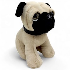 М'яка іграшка "Мопс сидячий" (висота - 20 см)