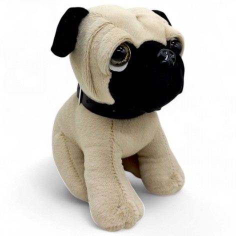 М'яка іграшка "Мопс сидячий" (висота - 20 см)