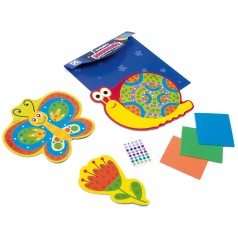 Набор для творчества с мягкой мозаикой и стразами "Волшебные букашки"