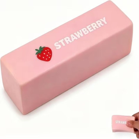 Сквиш-антистресс Масло (butter squishy) розовое 14 см (микс цветов)
