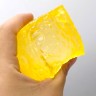 Сквиш антистресс кубик (ЖЕЛТЫЙ) СЫР, разные виды геометрических фигур
