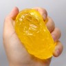 Сквиш антистресс кубик (ЖЕЛТЫЙ) СЫР, разные виды геометрических фигур