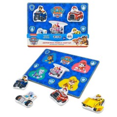 Деревʼяна іграшка KidsHits Paw Patrol пазли-вкладиші 30*22*1,5 см