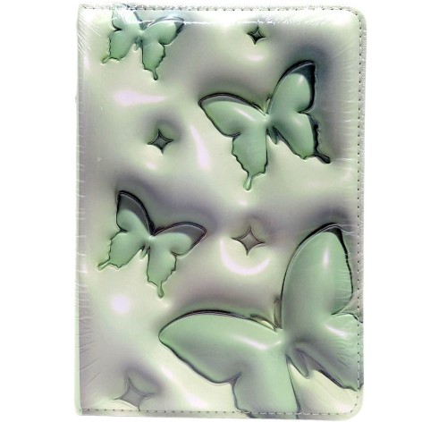 Блокнот 3D.Бабочки, ФОРМАТ А5 (ЗЕЛЕНЫЙ)