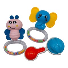 Набор погремушек, в шарик 3 шт. р.23x17 см