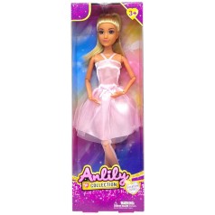 Лялька "Anlily балерина" 29 см (РОЖЕВА  СУКНЯ)