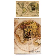 Обложка на паспорт "Украина глобус"