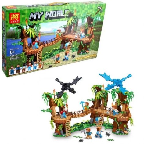 Конструктор "Minecraft: Джунглі", 686 дет