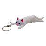 Flexi Cat Long / Довгий Кіт Keychain, Білий