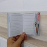 Блокнот на кнопці "Кіт" 7,5 * 10см, 60л., лінія + ручка (40456)