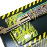 Деревянный игровой набор "Автомат резинкострел: AK Gold"
