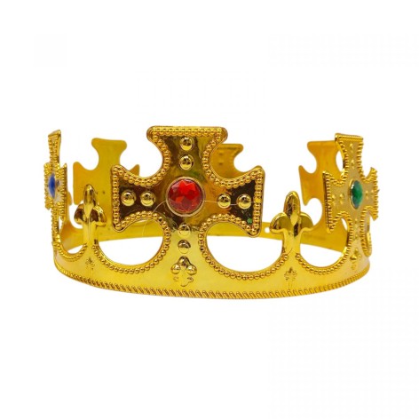 Корона праздничная Короля золото