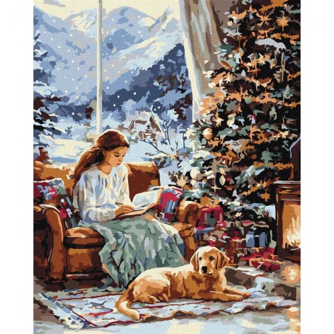 Картина по номерам "Мгновение покоя" 40x50 см