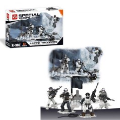 Конструктор военный "Arctic Troopers", 163 детали
