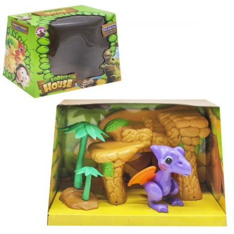 Игровой набор "Forest House" (фиолетовый динозаврик)