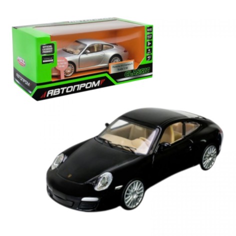 Машина мет. 1:32 Porsche 911 Carrera S, батар.,свет,звук,откр.дверь,кор. 18*9*8см