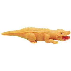 Антистресс игрушка-тянучка "Крокодил", оранжевый