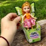 Лялька висота 15 см, в коробці,(Рожева)