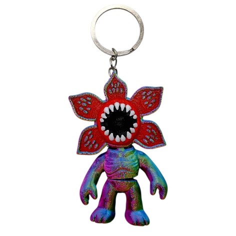 Брелок (3D печать) "Stranger Things. ДЕМОГОРГОН" (ГРАДИЕНТ)