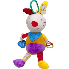 БОЛЬШАЯ ПОГРЕМУШКА МЯГКАЯ (КРОЛИК)